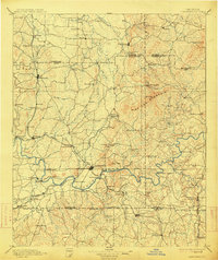 Cartersville 1896 topographic map thumbnail