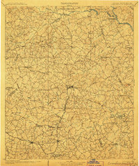 Crawfordville 1906 topographic map thumbnail