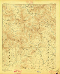 Dahlonega 1896 topographic map thumbnail