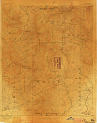 Dahlonega 1892 topographic map thumbnail