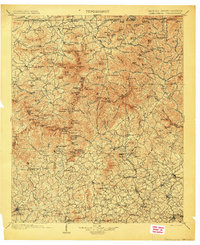 Dahlonega 1903 topographic map thumbnail