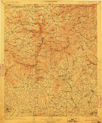 Dahlonega 1903 topographic map thumbnail