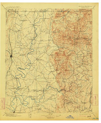Dalton 1897 topographic map thumbnail
