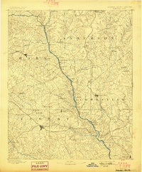 Elberton 1893 topographic map thumbnail