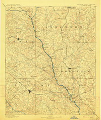 Elberton 1893 topographic map thumbnail