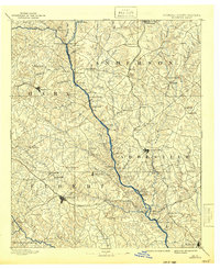 Elberton 1893 topographic map thumbnail