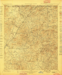 Ellijay 1898 topographic map thumbnail