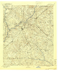 Gainesville 1891 topographic map preview