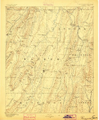 Ringgold 1886 topographic map thumbnail