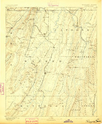 Ringgold 1892 topographic map thumbnail