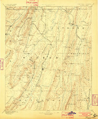 Ringgold 1892 topographic map thumbnail