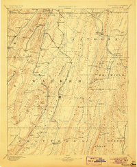 Ringgold 1892 topographic map thumbnail