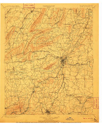 Rome 1904 topographic map preview