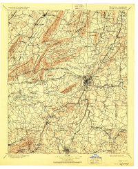 Rome 1904 topographic map preview