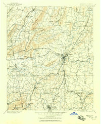 Rome 1898 topographic map preview