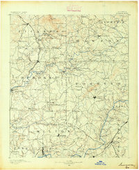 Suwanee 1890 topographic map thumbnail