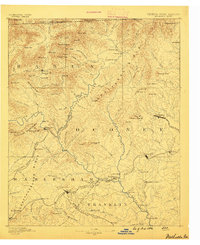 Walhalla 1886 topographic map preview