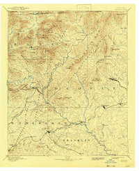 Walhalla 1892 topographic map preview