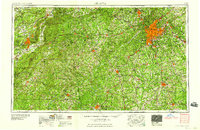 Atlanta 1958 topographic map thumbnail