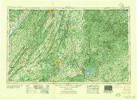 Rome 1955 topographic map preview