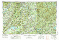 Rome 1958 topographic map thumbnail