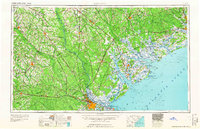 Savannah 1961 topographic map thumbnail