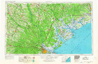 Savannah 1957 topographic map thumbnail