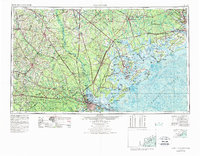 Savannah 1957 topographic map thumbnail