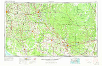 Valdosta 1954 topographic map thumbnail