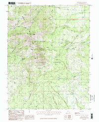 Abajo Peak 1985 topographic map thumbnail
