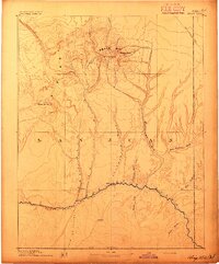 Abajo 1892 topographic map thumbnail