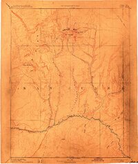 Abajo 1893 topographic map thumbnail