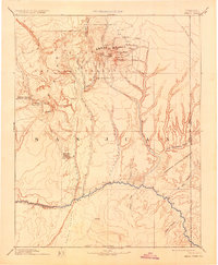 Abajo 1893 topographic map thumbnail