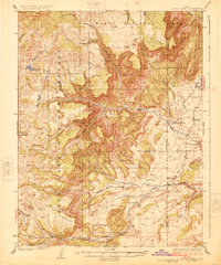 Acord Lakes 1925 topographic map thumbnail