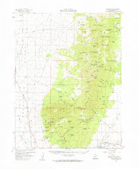 Adamsville 1958 topographic map thumbnail