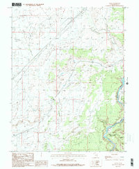 Agate 1985 topographic map thumbnail