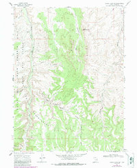 Agency Draw NW 1966 topographic map thumbnail