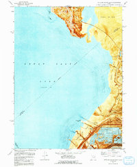 Antelope Island South 1972 topographic map thumbnail