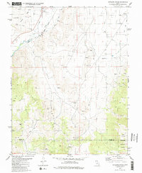 Antelope Range 1980 topographic map preview