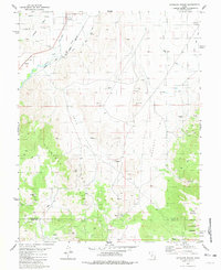 Antelope Range 1980 topographic map thumbnail