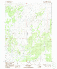 Antelope Valley 1986 topographic map thumbnail