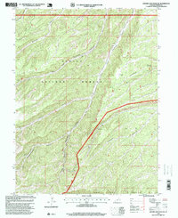 Anthro Mountain NE 1996 topographic map thumbnail