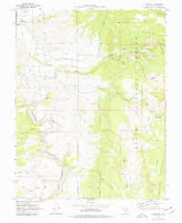 Antimony 1970 topographic map preview