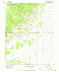 Antone Canyon 1970 topographic map thumbnail