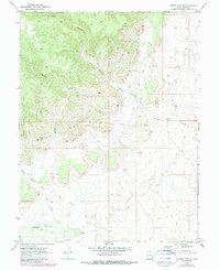 Antone Canyon 1970 topographic map thumbnail