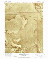 Aragonite NW 1973 topographic map thumbnail