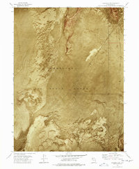 Aragonite SW 1973 topographic map thumbnail