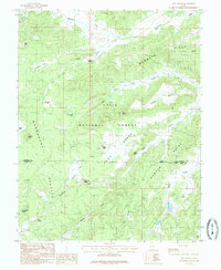 Asay Bench 1985 topographic map preview