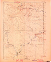 Ashley 1885 topographic map thumbnail