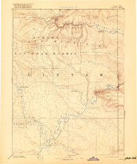Ashley 1885 topographic map thumbnail